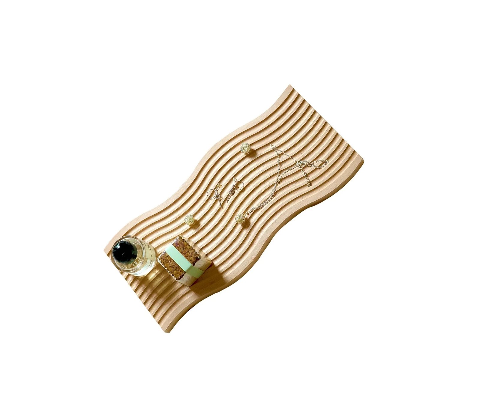 DECORATIVE TRAY WAVE SHAPED 39*15