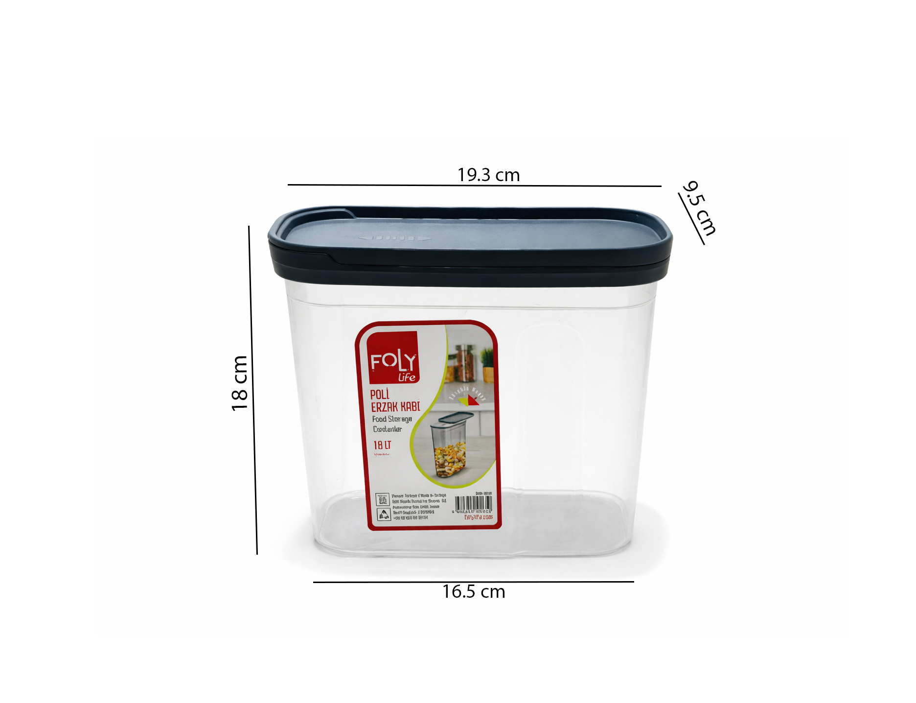 Cereal 1.8L Airtight Storage Container on Kitchen Counter