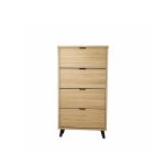 flip drawers shoe cabinet with hidden storage and modern farmhouse design for entryway and hallway