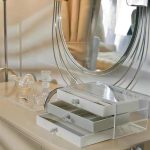 transparent acrylic jewelry box organizer with drawers for rings, earrings and necklaces storage by Homedash in Lebanon