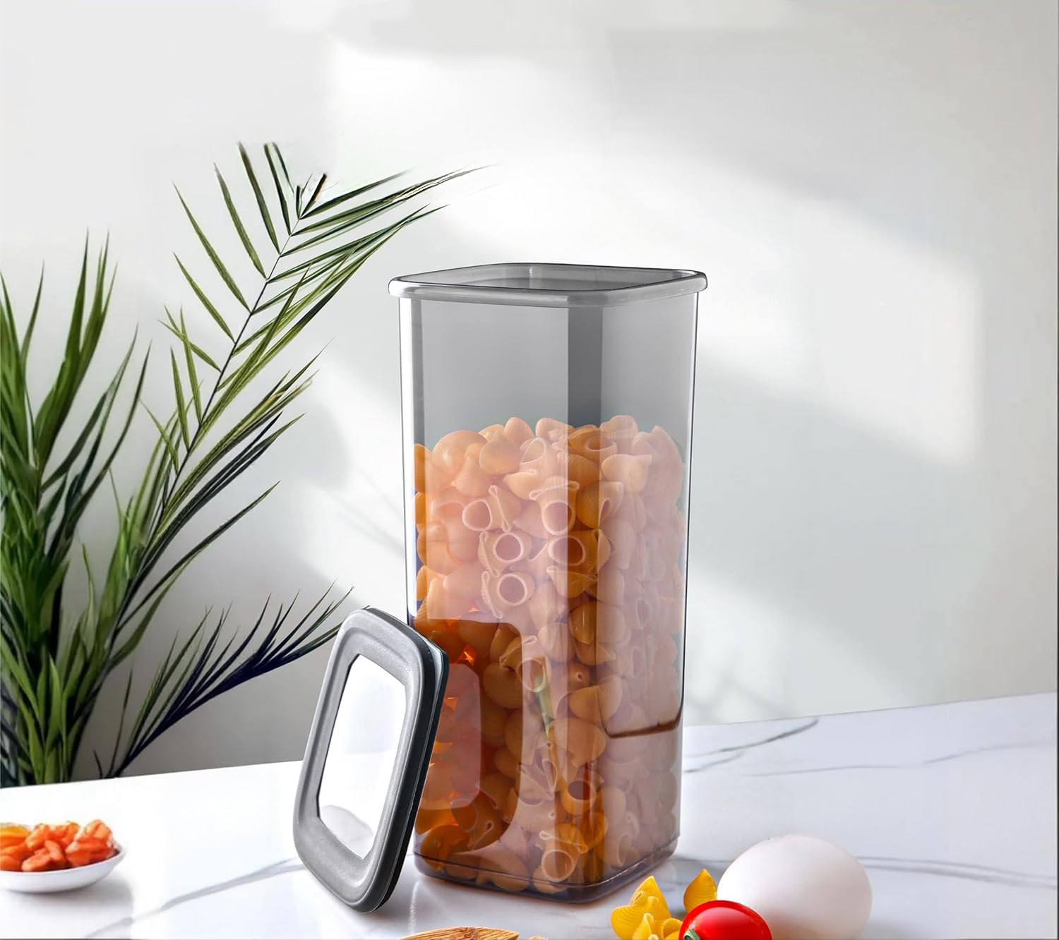 2 L Food Storage Container with Transparent Airtight Lid