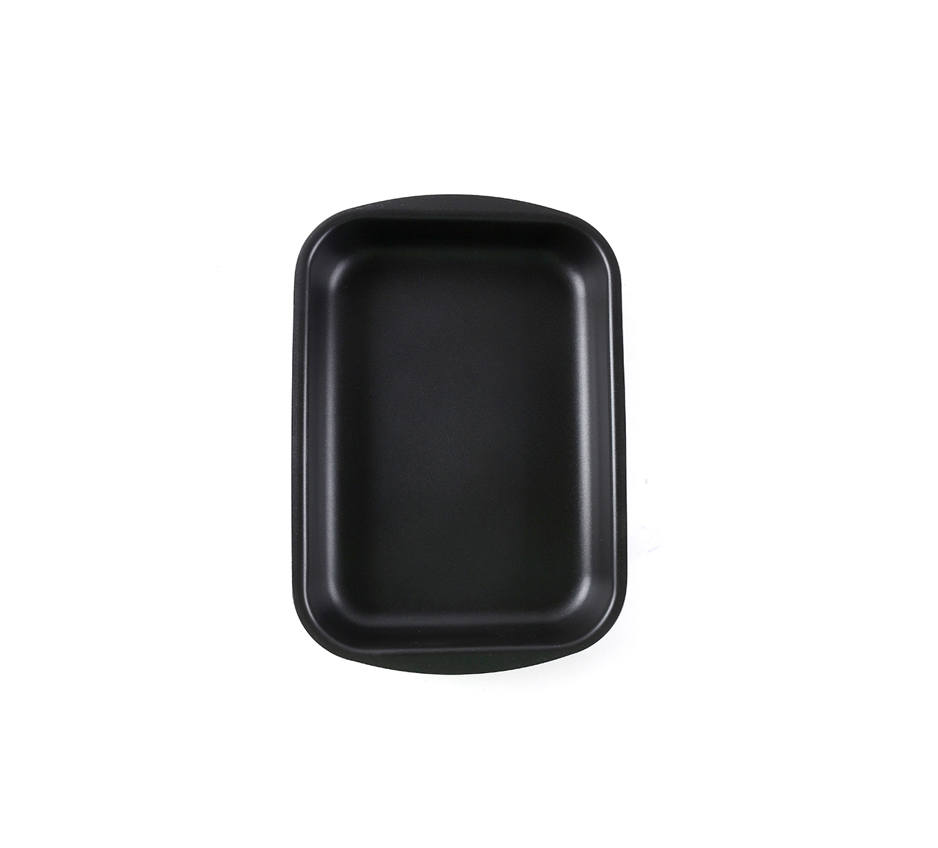 rectangular 35cm non stick ceramic coating baking pan black oven tray bakeware on white background