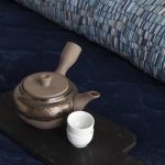 Blue velvet complete bedding set with quilted duvet cover flat sheet and two Oxford pillowcases from Homedash in Lebanon