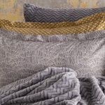 grey bedspread duvet cover set with cotton sheets and pillowcases for double bed from Homedash Lebanon