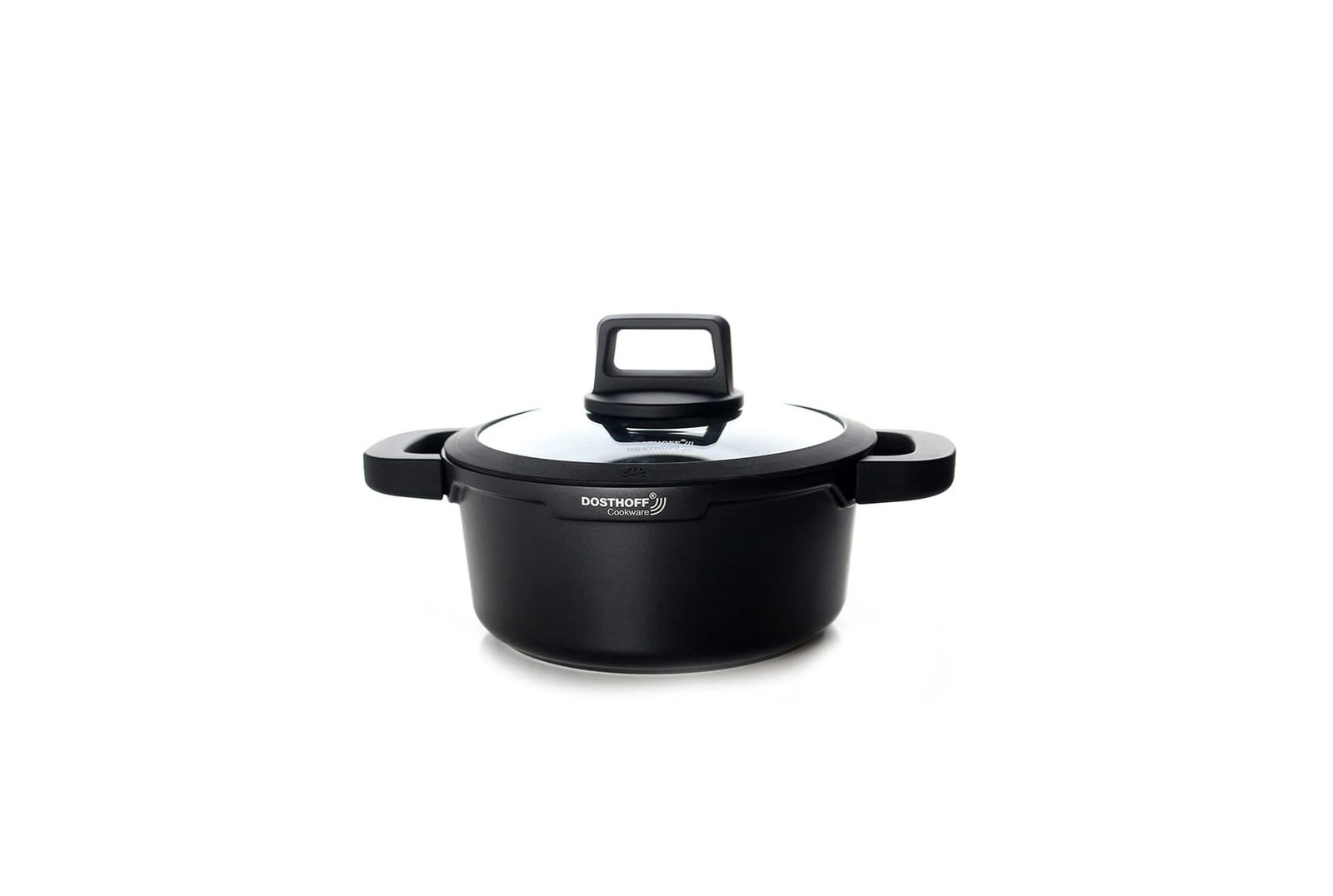 DOSTHOFF 32 CM 9.2 L BLACK QUANTUM CERAMIC CASSEROLE WITH COVER