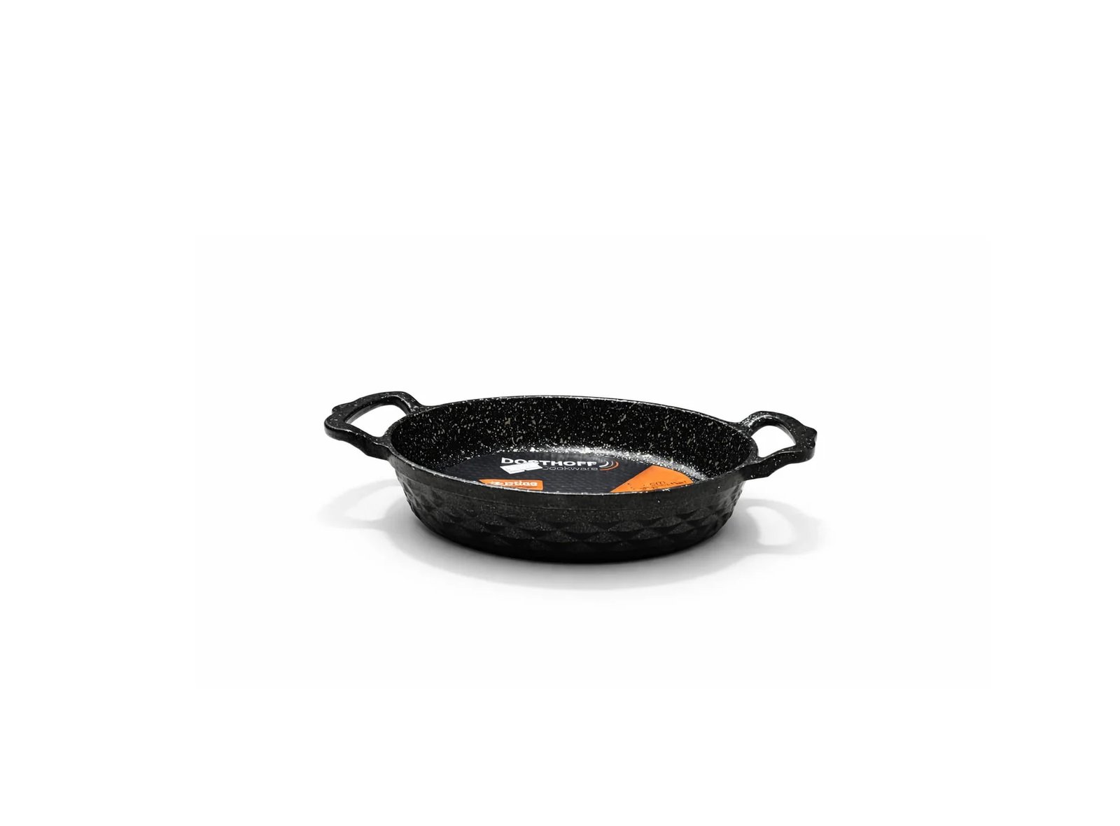 GRANITE 20 CM OVEN PAN COOKWARE DOSTHOFF CAST ALUMINUM EGG PAN – NON-STICK WITH DUAL HANDLES