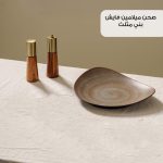 Flat triangle melamine plate 33.5 cm lightweight unbreakable dinner and salad serving plate from Homedash Lebanon