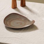 Flat triangle melamine plate 27.7 cm lightweight unbreakable dinner and salad serving plate from Homedash Lebanon