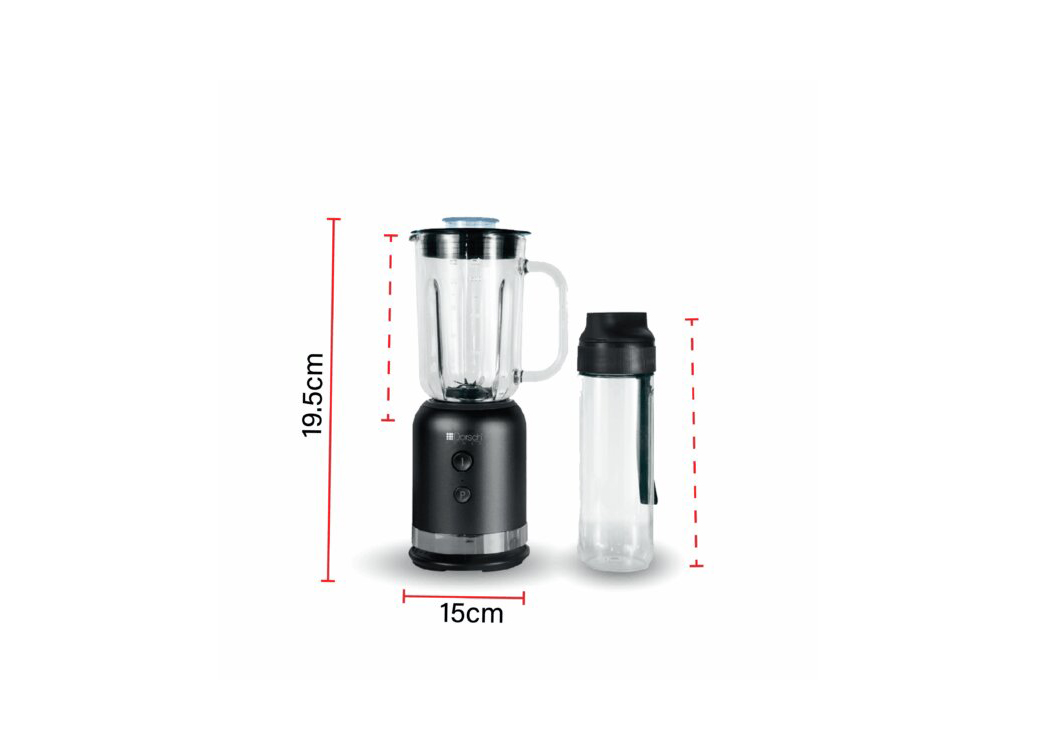 Dorsch Mini Juicer MJ500 portable power blender with bottles for smoothies, juices, and protein shakes
