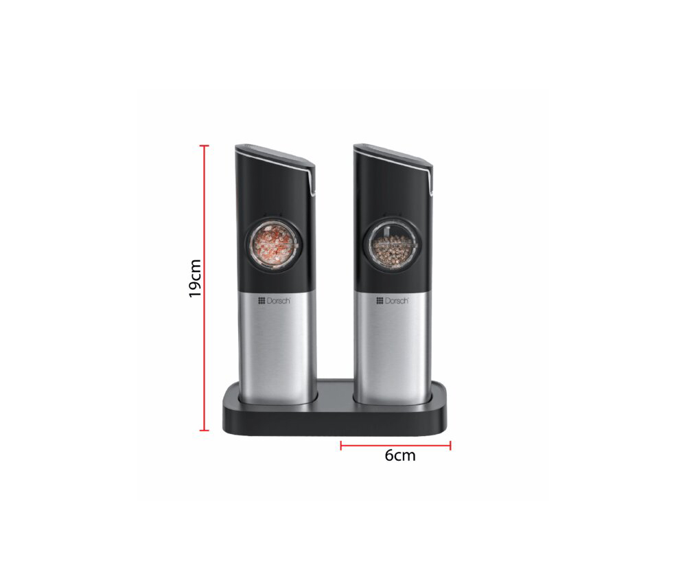 Dorsch-Electric-Salt-Pepper-Grinders-Rechargeable-Set-Homedash