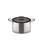 cooking pot 26cm with 8.7-liter capacity and glass lid, large durable cookware suitable for all stovetops from Homedash Lebanon