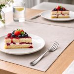 Dessert Forks Set of 6 made from 18/10 stainless steel with elegant mirror polished finish for dessert dining