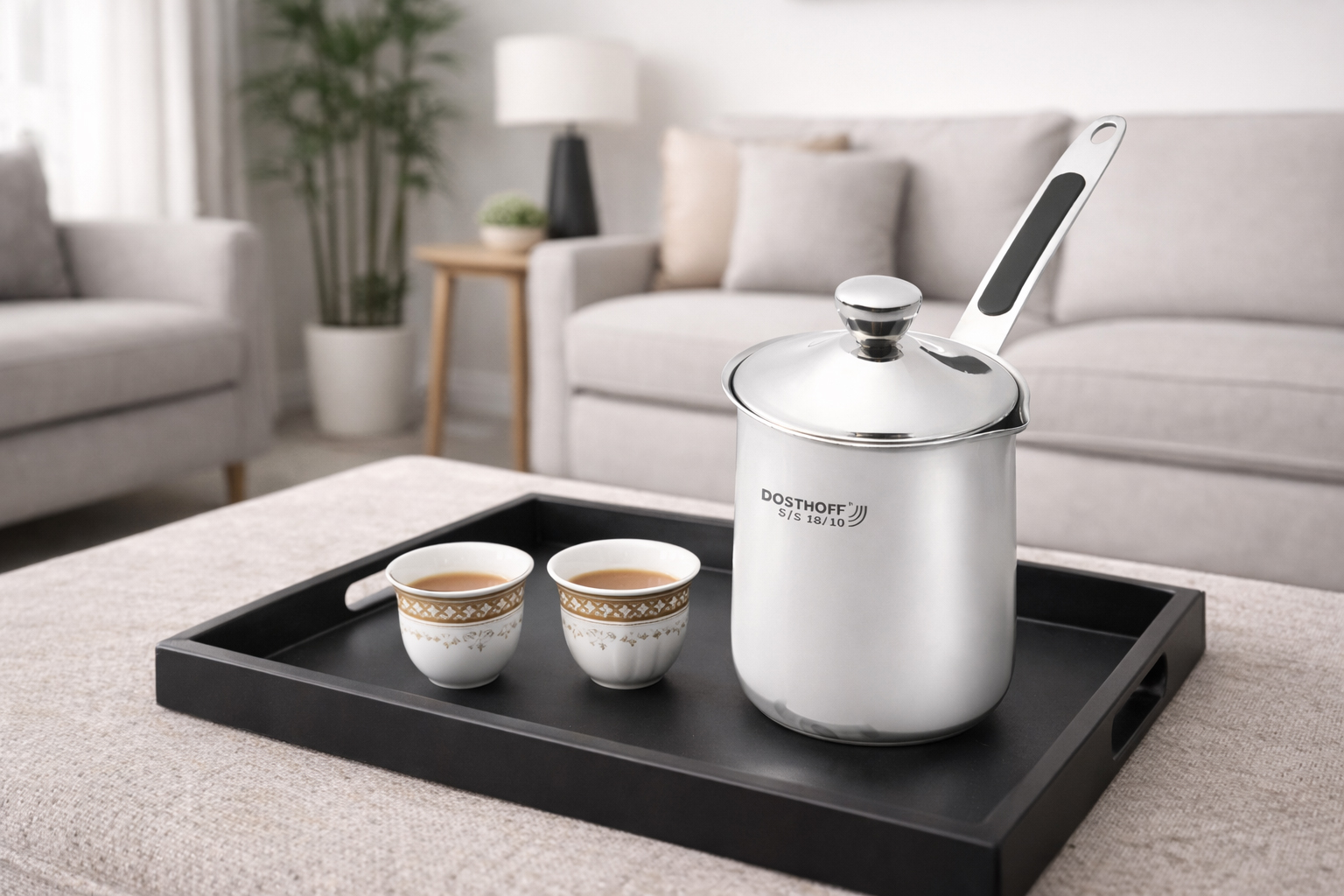 Dosthoff-SS-18-10-Coffee-Pot-12oz-Silver