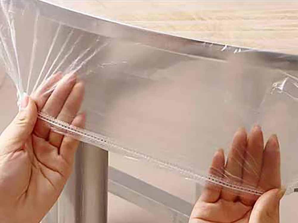 round elastic edged plastic tablecloth protector 1.4 meter heavy duty vinyl waterproof oilproof stain resistant table cover set from Homedash Lebanon