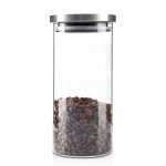 Glass Sealed Canister with Stainless Steel Lid – Glass Sealed Airtight Storage Jar