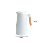 1L Thermal Vacuum Carafe with Wood Handle