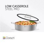 Dorsch Stainless Steel Low Casserole 32cm 6.3L – Steel Pro Collection
