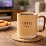 Ceramic Coffee Mug with Handle – Nescafe Cup Homedash