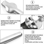 chestnut cutter with ergonomic handle and stabilizing tray for opening chestnuts and walnuts