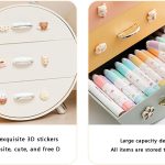Cute bunny desktop storage box with 3 drawers for makeup, stationery and accessories, space-saving rabbit organizer from Homedash Lebanon