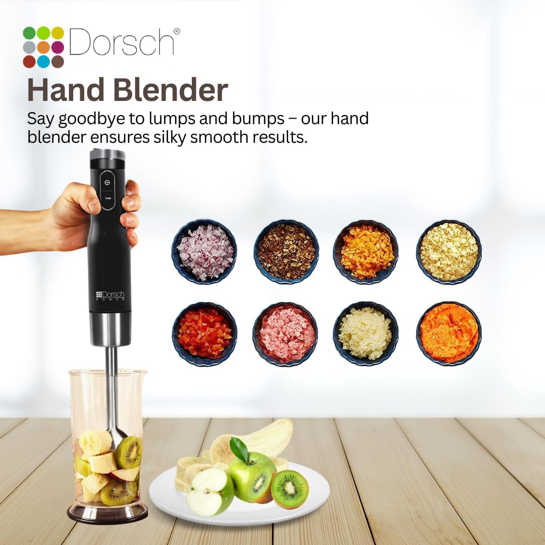 Dorsch Hand Blender HB600 800W Multi-Function Kitchen Blender Set