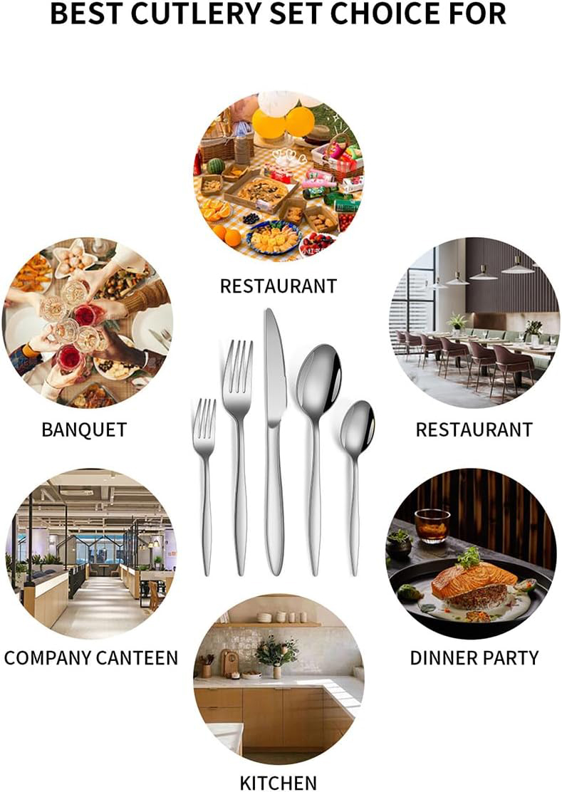 Stainless Steel 30 Piece Cutlery Set