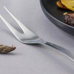 carving fork with ergonomic handle and hanging eyelet on white background – kitchen utensil from Homedash Lebanon