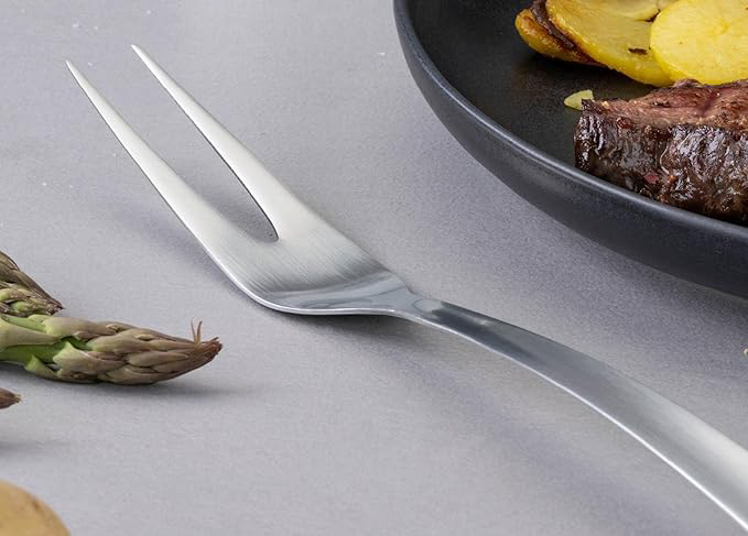 carving fork with ergonomic handle and hanging eyelet on white background – kitchen utensil from Homedash Lebanon