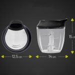 manual onion chopper with rope pull system and sharp stainless steel blades for vegetables – Homedash Lebanon