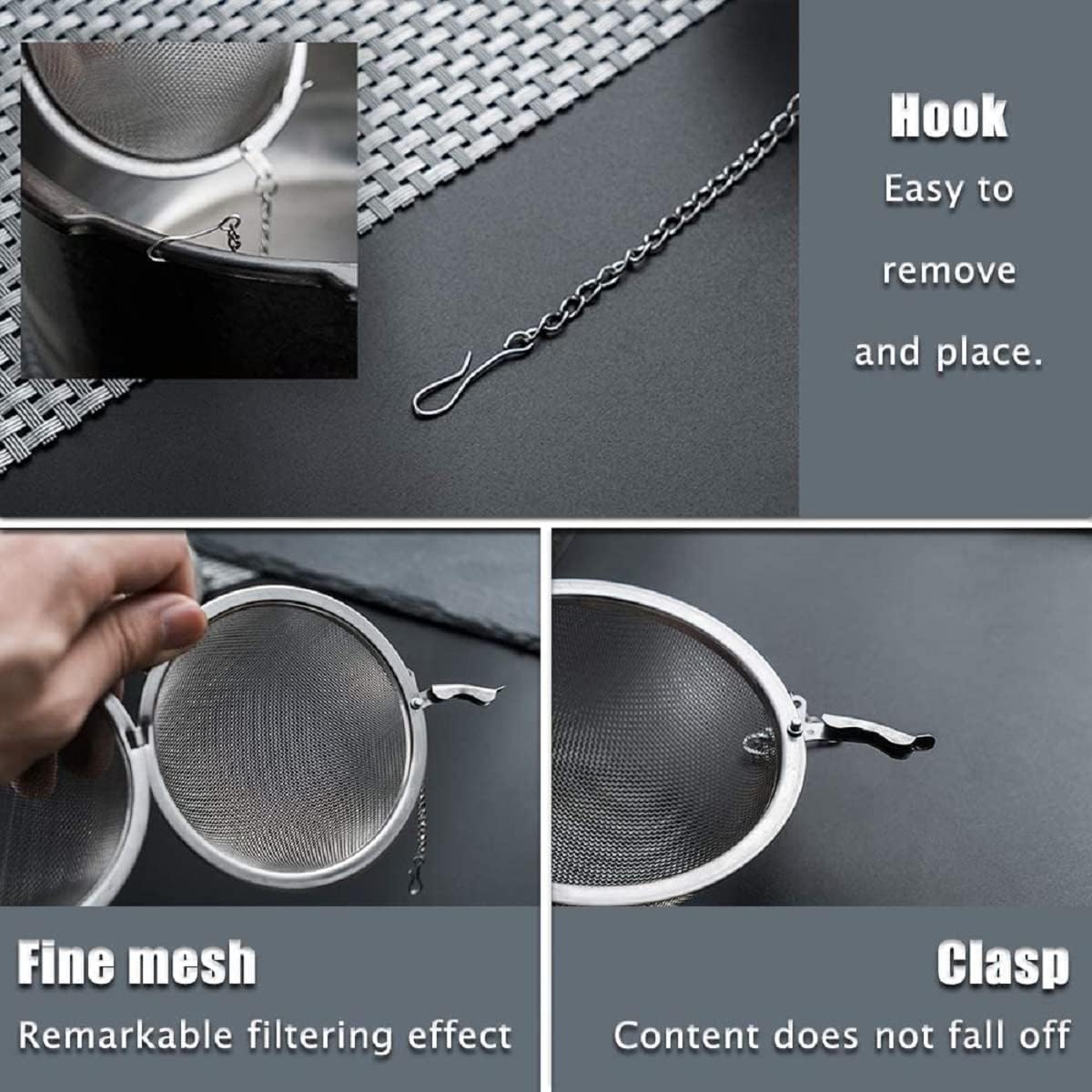 Stainless Steel Mesh Tea Strainer Infuser Ball