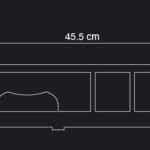 1-Tier aluminum dish rack with rust-resistant finish and removable cutlery holder for modern kitchen organization