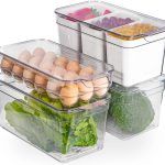Clear Egg Storage Box with Lid and Handles for Refrigerator – 18 Egg Capacity