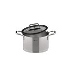 Dorsch 30cm Stainless Steel Pot 14.79L with Glass Lid for Kitchen Cooking