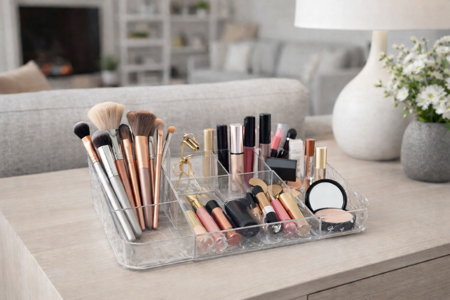 Multifunction Bathroom Organizer Box for Cosmetics – Homedash Lebanon