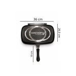 Double Sided Marble Grill Pan 36cm – Lebanese BBQ Scene