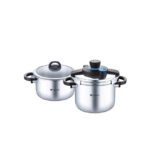6L & 8L DORSCH GOPRESS PRESSURE COOKER SET  – STAINLESS STEEL