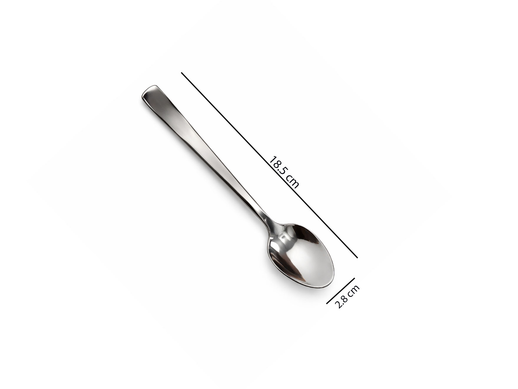 Long Spoons Set 3 pcs Stainless Steel 18/10