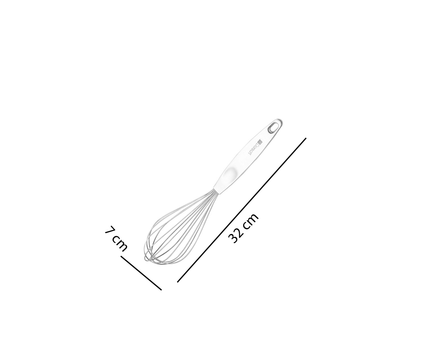 Dorsch Egg Whisk 12 Stainless Steel 304 – 28cm Kitchen Wire Whisk