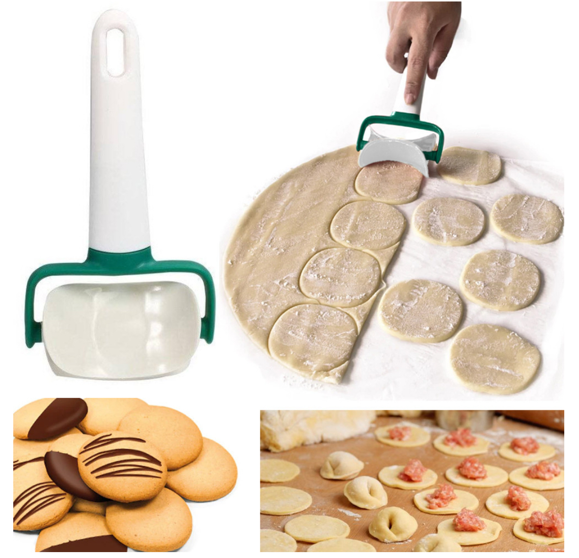 dumpling maker mould used for cutting dough and pressing dumplings, ravioli, and Shish Barak pastries.