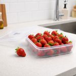 plastic food storage container with airtight lid for kitchen organization and pantry storage – Shop now from Homedash in Lebanon