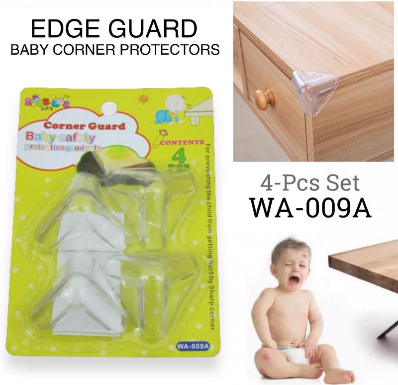 4 pcs baby corner protectors edge guards WA-009A adhesive table corner safety protector – shop now from Homedash in Lebanon
