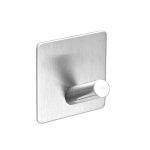 SELF ADHESIVE HANGER HOOK 304 STAINLESS STEEL – HEAVY DUTY WALL HOOK - Silver