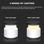 white and warm telescopic LED night light USB rechargeable bedside table lamp for bedroom and children room – shop now from Homedash in Lebanon