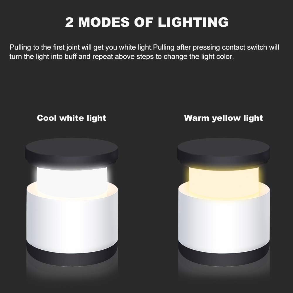 white and warm telescopic LED night light USB rechargeable bedside table lamp for bedroom and children room – shop now from Homedash in Lebanon