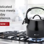 Dorsch DH-02910 Matte Black Kettle 2.5L Kitchen Use