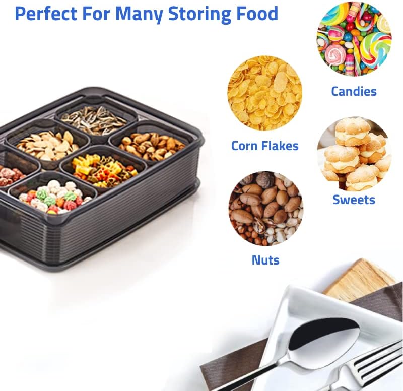 7 Piece Airtight Food Storage Containers Set Kitchen Organizer