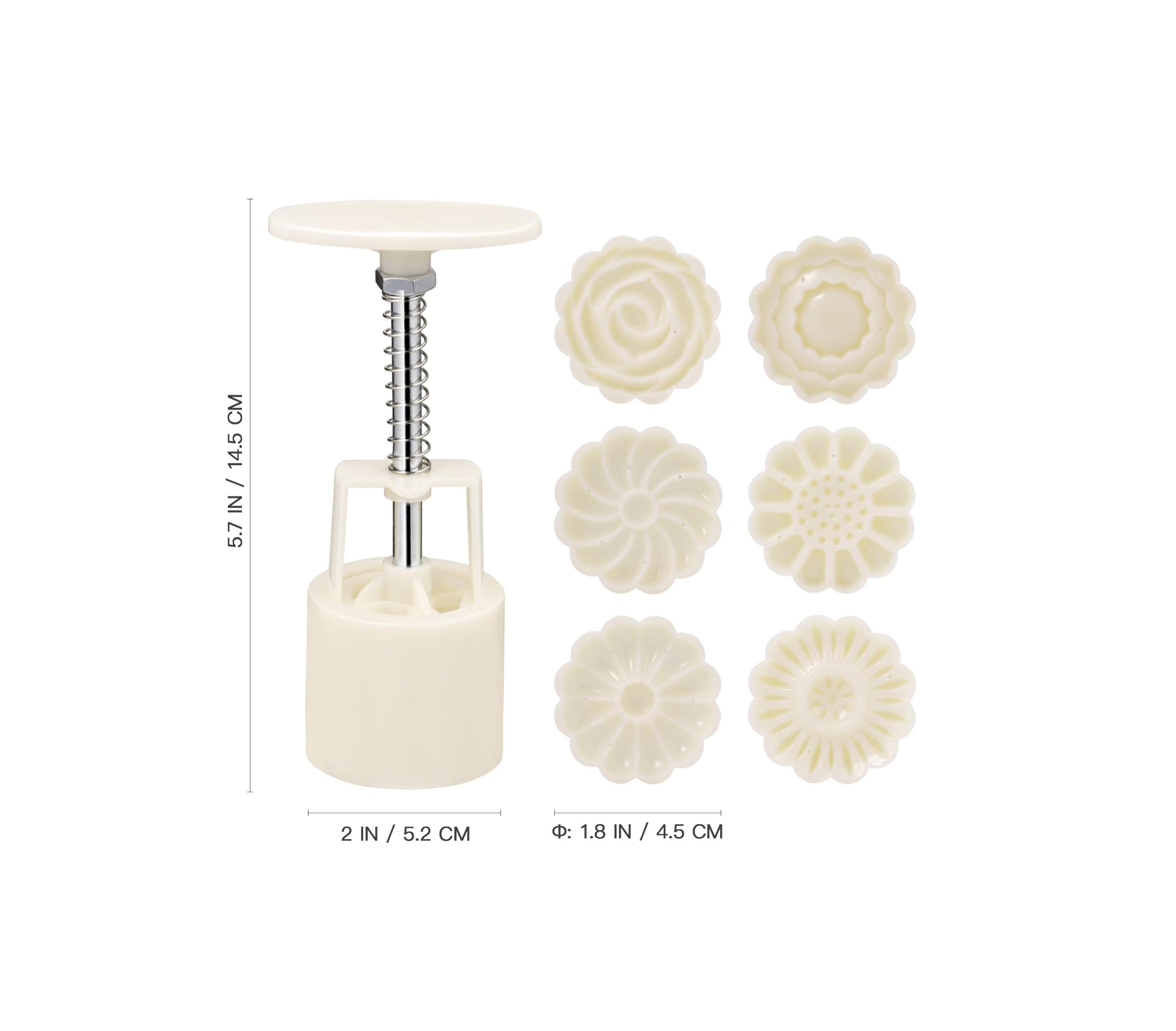 Hand pressed square moon cake and maamoul mold made from food grade ABS plastic for traditional pastry baking – available at Homedash Lebanon