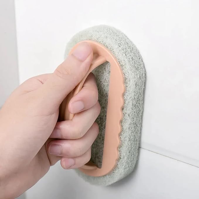 multi purpose sponge cleaning brush with ergonomic handle for kitchen pots bathroom tiles and household cleaning – shop now from Homedash in Lebanon