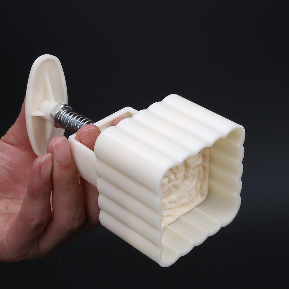 Hand pressed square moon cake and maamoul mold made from food grade ABS plastic for traditional pastry baking – available at Homedash Lebanon