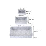 Felt Drawer Organizer 7 Pack Desk and Makeup Storage Trays